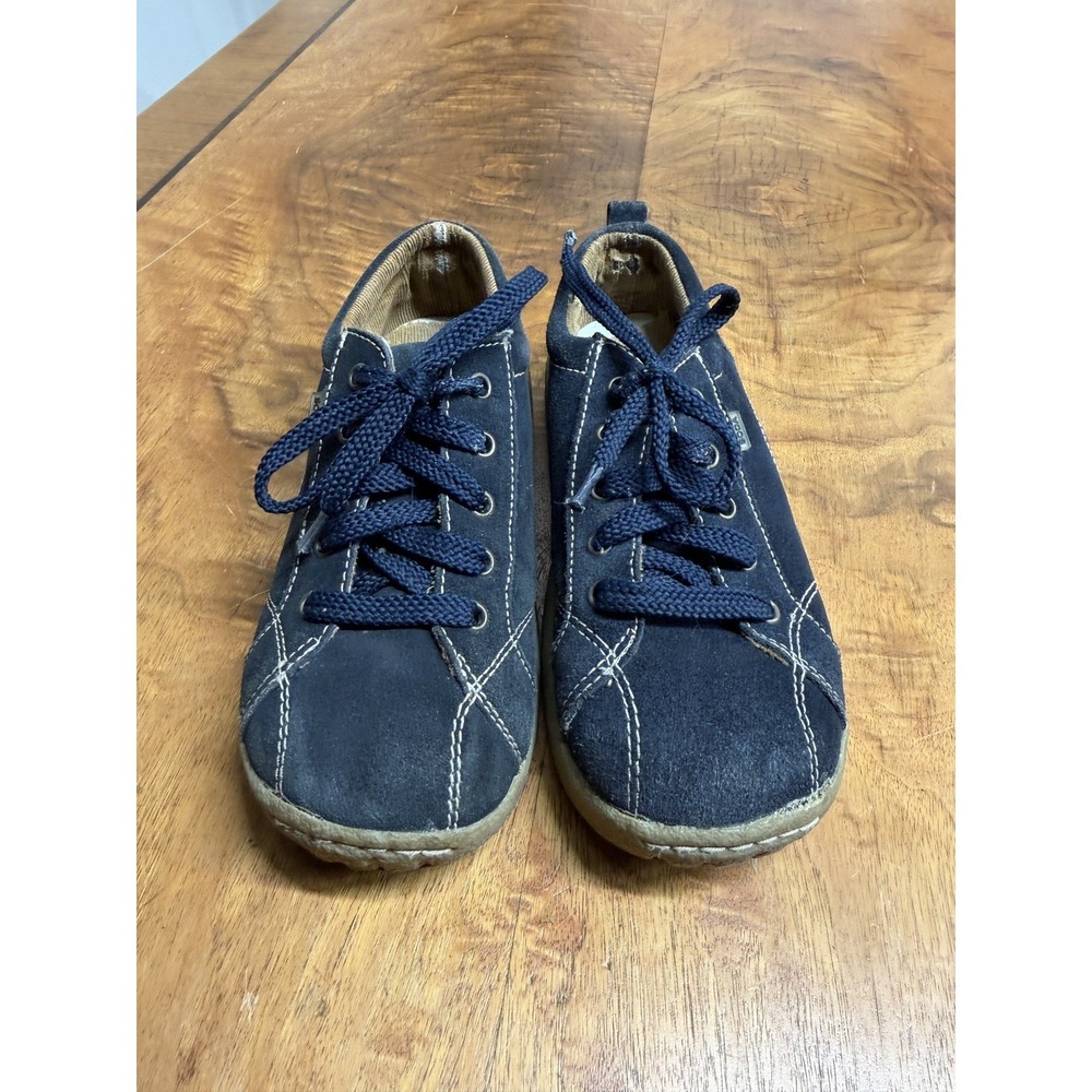 Vtg 90's Soda Women's 8 Navy Blue Chunky Platform Sneakers Grunge  Y2K Shoes - Picture 2 of 8